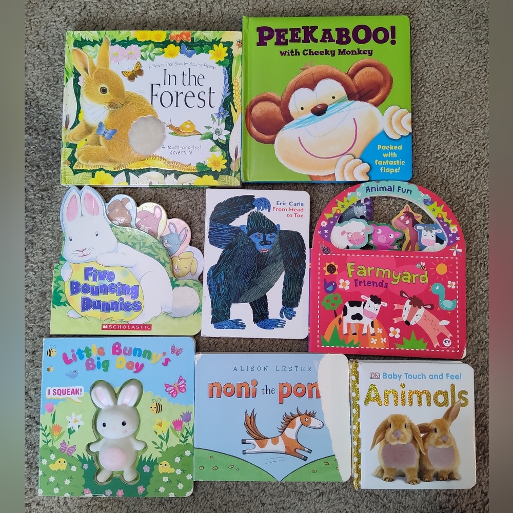 Baby Kids Toddler Book Lot Board Books (Just Under 5 lb)
